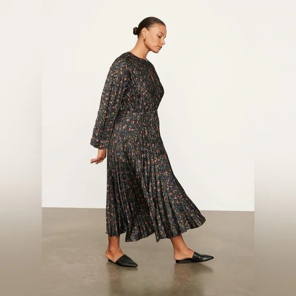 vince pomegranate pleated maxi dress Vince | Dresses | Vince Pomegranate Pleated Maxi Dress